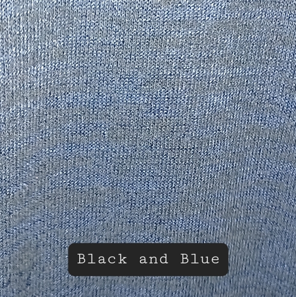Abercrombie & Fitch Soft A&F Cozy Blue Black Heather VNeck Henley Sweater Size L - Picture 2 of 10